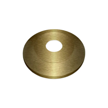 Gold flash collar for flagpole, 3-inch size, by Atlantic Flag & Pole Inc., durable metal design for mounting